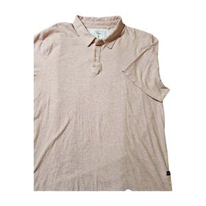 Rails Polo Shirt Pink Coral Stripes Sebastian Shirt Sleeve‎ Cotton Men's XL